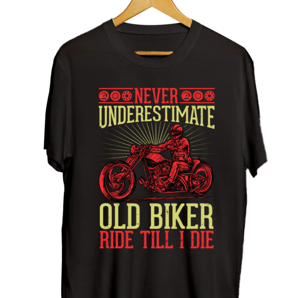 Never Under Estimate Old Biker