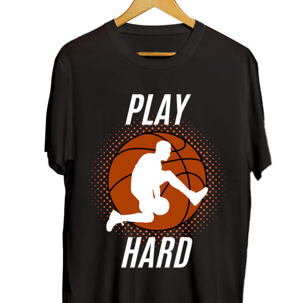 Basketball Play Hard T-Shirt