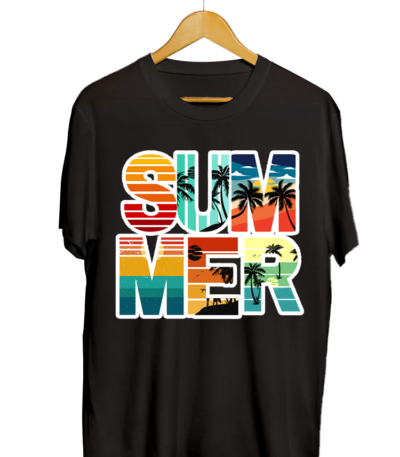 Summer Bold Text T-Shirt