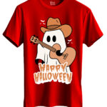 Happy Halloween Ghost On Guitar Hat