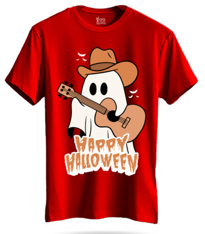 Happy Halloween Ghost On Guitar Hat