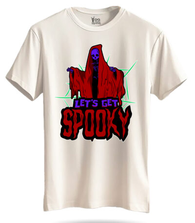 Let's Get Spooky Skull Ghost