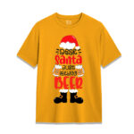 Dear Santa Just Bring Beer Yellow Shirt