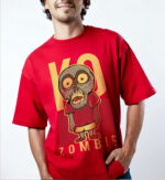 KO ZOMBIE MODEL MOCK UP RED SHIRT