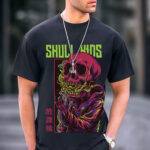 SKULL KIDS VECTOR DESIGN T-SHIRT