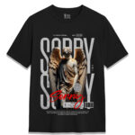 Sorry Angel Streetwear T-Shirt – Men's Short Sleeve Tee, 100% Cotton, Round Neck, Breathable - Image 3