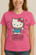 Hello Kitty Graphic T-Shirt – Cute & Classic -100% Cotton - Image 6