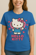 Hello Kitty Graphic T-Shirt – Cute & Classic -100% Cotton - Image 5