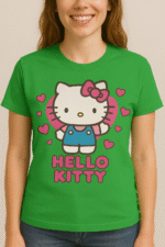 Hello Kitty Graphic T-Shirt – Cute & Classic -100% Cotton - Image 7