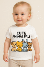 Toddler "Cute Animal Pals" T-Shirt - 100% Cotton