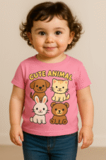 Toddler "Cute Animal" Graphic T-Shirt - 100% Cotton - Image 6