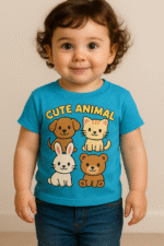 Toddler "Cute Animal" Graphic T-Shirt - 100% Cotton - Image 4