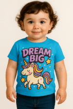 Toddler "Dream Big" Unicorn T-Shirt - 100% Cotton - Image 7