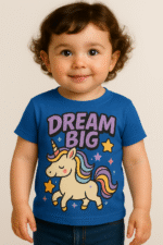 Toddler "Dream Big" Unicorn T-Shirt - 100% Cotton - Image 9