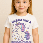 Unicorn "Dream Like a Unicorn" tee - 100% Cotton