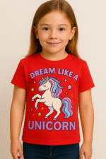 Unicorn "Dream Like a Unicorn" tee - 100% Cotton - Image 5