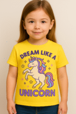Unicorn "Dream Like a Unicorn" tee - 100% Cotton - Image 4