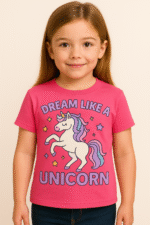Unicorn "Dream Like a Unicorn" tee - 100% Cotton - Image 3
