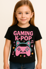 Gaming K-Pop" tee - 100% Cotton - Image 4