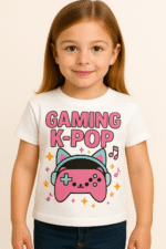 Gaming K-Pop" tee - 100% Cotton - Image 5