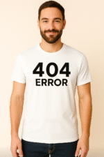 404 Error Men's T-shirt - Image 2