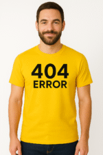 404 Error Men's T-shirt - Image 3
