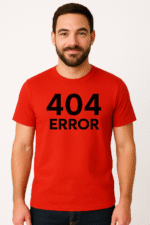 404 Error Men's T-shirt - Image 4