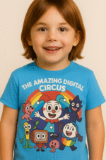 Kids’ "The Amazing Digital Circus" T-Shirt - 100% Cotton - Image 2