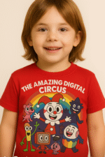 Kids’ "The Amazing Digital Circus" T-Shirt - 100% Cotton - Image 5