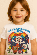 Kids’ "The Amazing Digital Circus" T-Shirt - 100% Cotton - Image 6