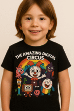 Kids’ "The Amazing Digital Circus" T-Shirt - 100% Cotton - Image 7