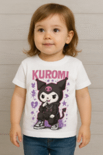 Cute Kuromi Graphic Toddler T-Shirt – 100% Cotton