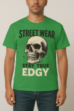 Stay True Edgy Skull Streetwear T-Shirt - 100% Cotton - Image 6