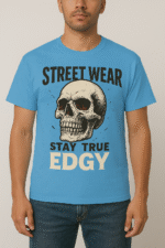 Stay True Edgy Skull Streetwear T-Shirt - 100% Cotton - Image 7