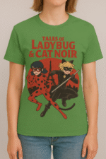 Tales of Ladybug & Cat Noir Graphic T-Shirt - 100% Cotton - Image 9