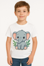 Kids’ Cute Flying Elephant T-Shirt - 100% Cotton Tees - Image 9