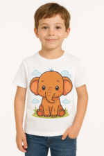 Kids’ Cute Flying Elephant T-Shirt - 100% Cotton Tees - Image 10