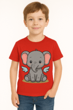 Kids’ Cute Flying Elephant T-Shirt - 100% Cotton Tees - Image 3