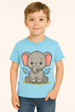 Kids’ Cute Flying Elephant T-Shirt - 100% Cotton Tees - Image 11