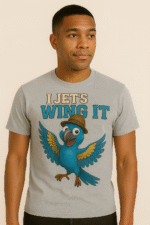 Let’s Fly" Cartoon Bird T-Shirt - 100% Cotton - Image 11