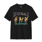 UAE Camels in the Dunes Graphic T-Shirt Unisex Fit - Image 9