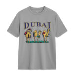 UAE Camels in the Dunes Graphic T-Shirt Unisex Fit - Image 7