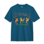 UAE Camels in the Dunes Graphic T-Shirt Unisex Fit - Image 5