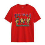 UAE Camels in the Dunes Graphic T-Shirt Unisex Fit - Image 4