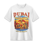 Arabian Desert Camels UAE  Graphic T-Shirt - Image 2