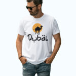Dubai T-shirt Camel sunset