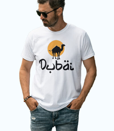 Dubai T-shirt Camel sunset