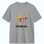 Dubai UAE Souvenir T-Shirt – Funny Camel with Guitar Graphic Tee, Unisex Fit, 100% Cotton - Image 8