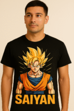 Saiyan Warrior Graphic T-Shirt - 100% Cotton