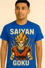 Saiyan Goku Power-Up T-Shirt - 100% Cotton - Image 5
